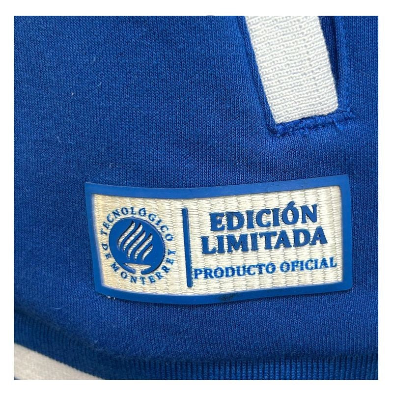 Chamarra Universitaria Tec 80 Aniversario Azul