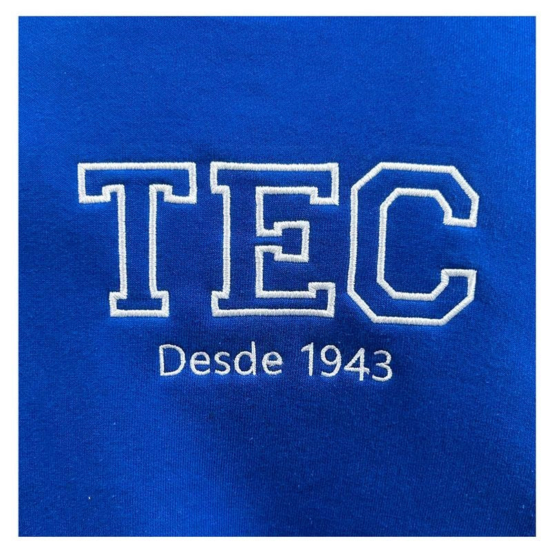 Chamarra Universitaria Tec 80 Aniversario Azul