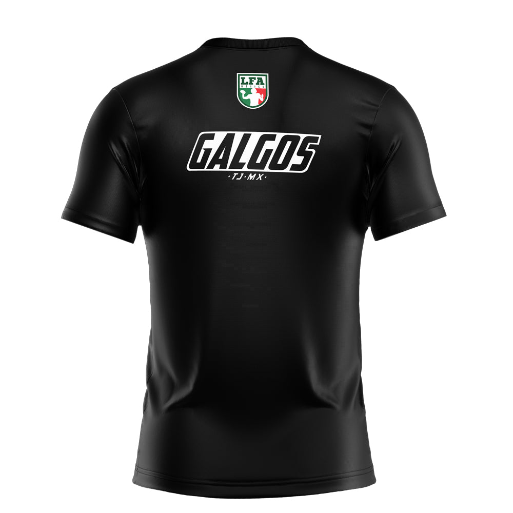 LFA Galgos Black Sports T-shirt, unisex