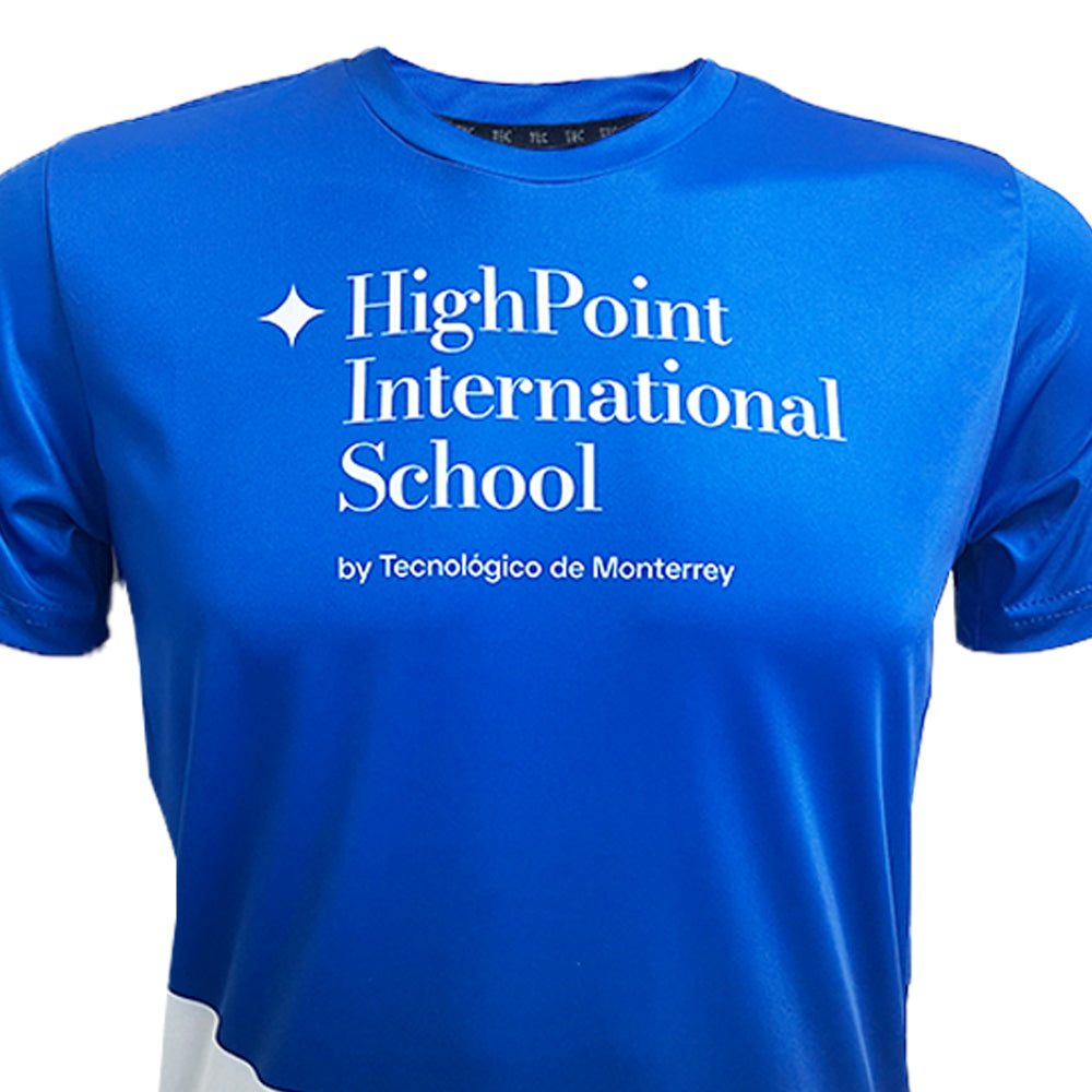 Playera Deportiva MC HPIS Azul