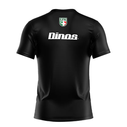 LFA Dinos Black Sports T-shirt, unisex