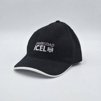 Gorra ICEL negro con blanco