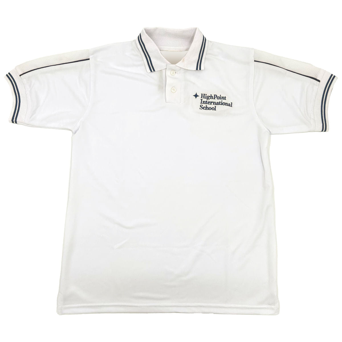 Playera Polo Uniforme HPIS blanco