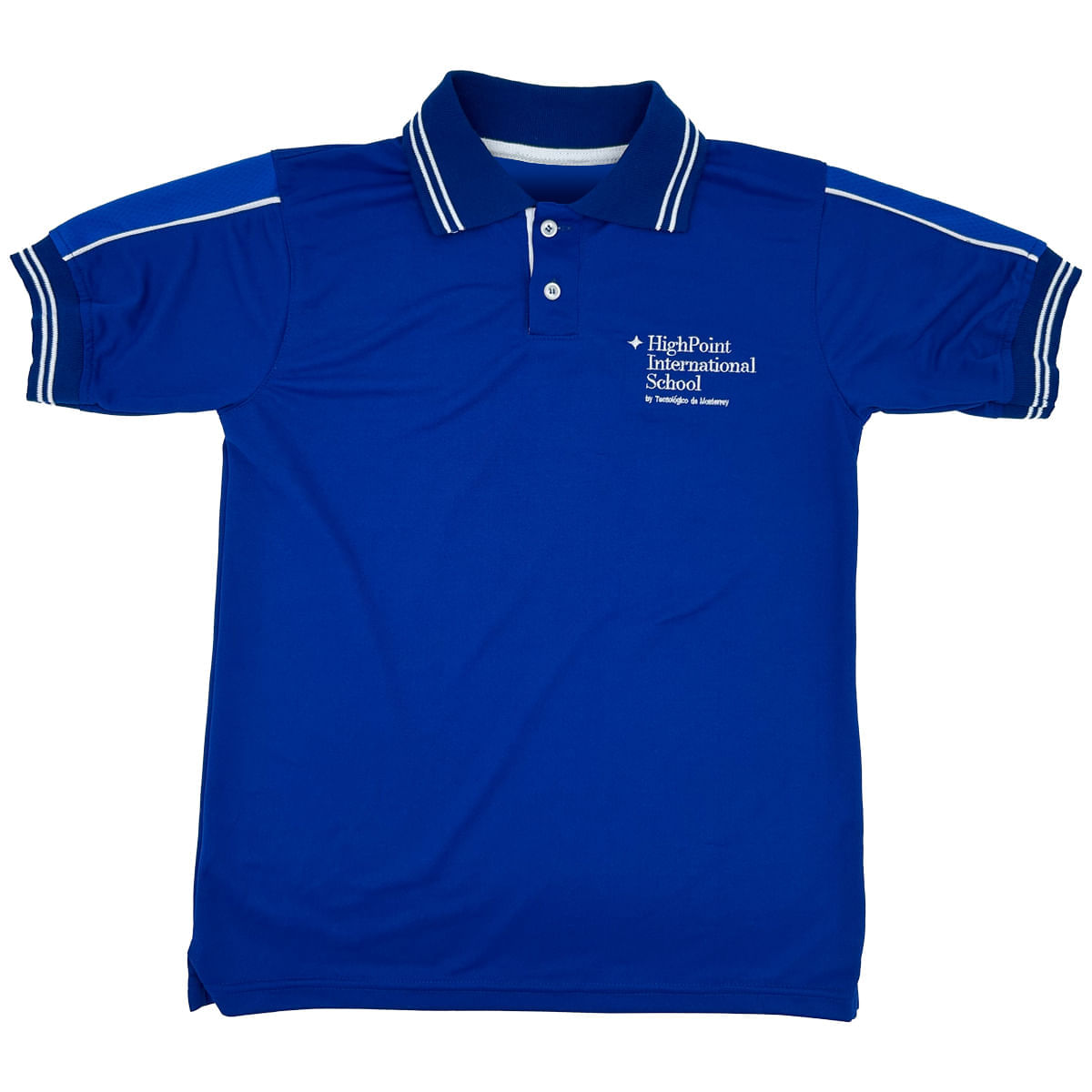 Playera Polo Uniforme HPIS azul