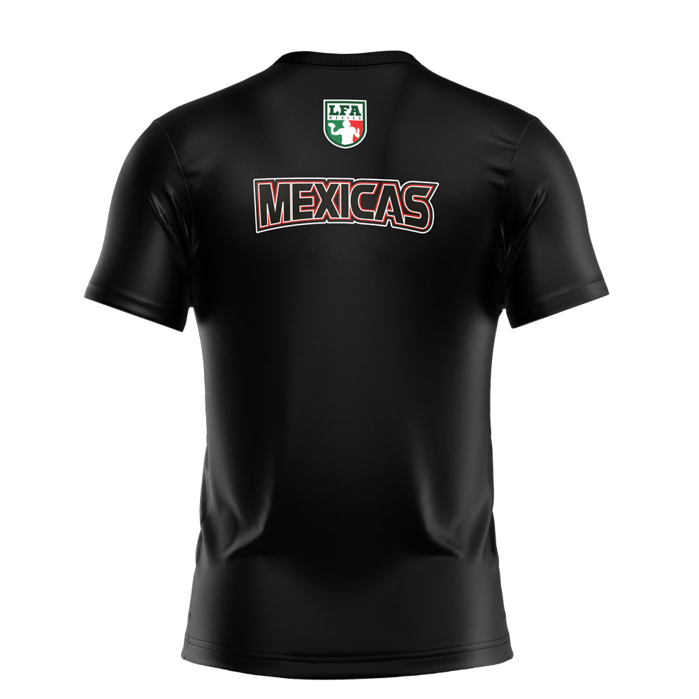LFA Mexicas Black Sports T-shirt, unisex