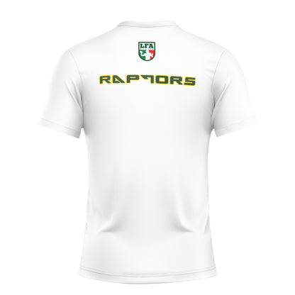 LFA Raptors White Sports T-Shirt, unisex