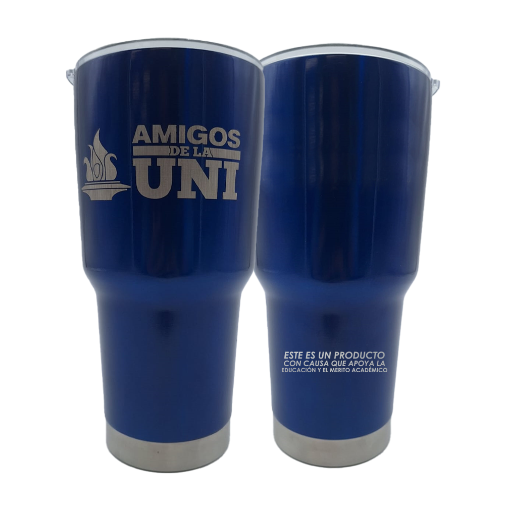 Vaso térmico Amigos de la UNI, azul